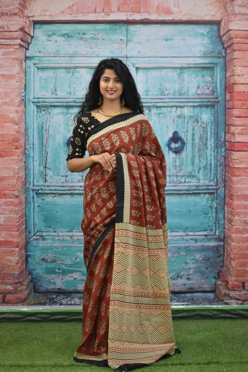 Pastel color mulmul cotton saree