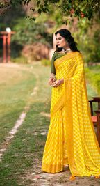 Chiffon laharia saree