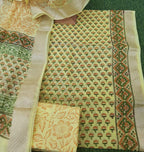 Yellow Color Maheswari Silk  Suit